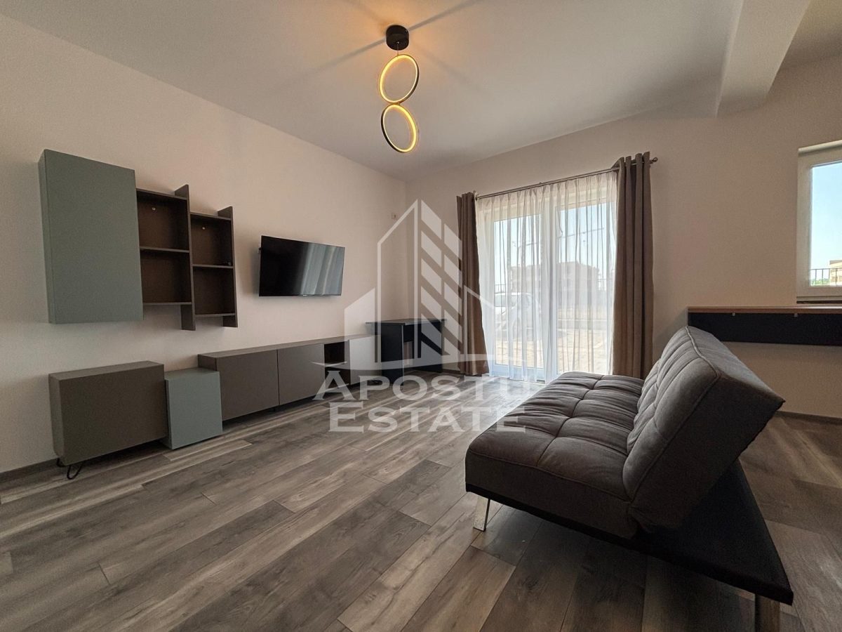 Apartament nou,2 camere si curte de 20 mp,mobilat Torontalului - Timisoara