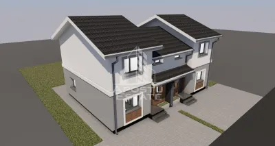 Jumatate de duplex,4 camere si 2 bai,Giarmata - foto 3