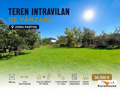 Teren Intravilan De Vanzare I Alba Iulia, Zona Partos | 486 mp - Alba Iulia